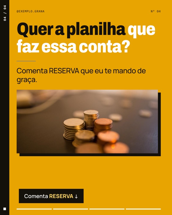 Slide 4 do carrossel de exemplo de finanças